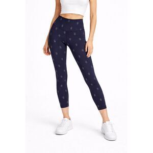 Beyond Yoga Black Pineapple PowerShine Midrise Midi Legging Small